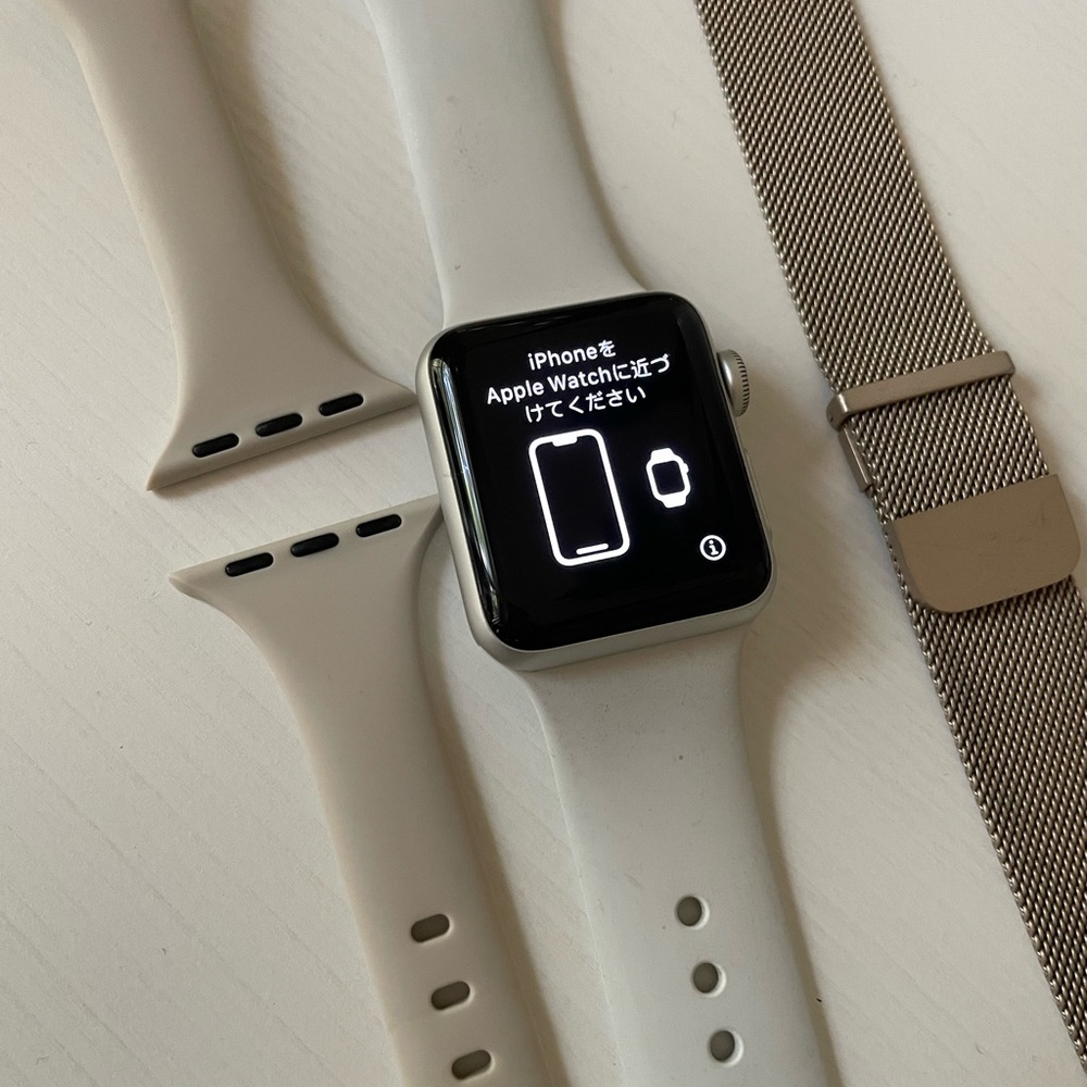Apple Watch Series 3 with bands